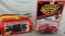 Road Champs Ford truck and Majorette Legends, Chevy car, new in bubbles, one money