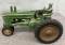 Arcade John Deere 2 Cylinder tractor with man, paint chips, no box
