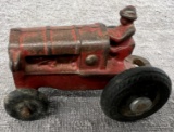 Arcade tractor with man, Approx. 3”