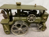 Hubley Huber steam roller with man, Approx. 8”