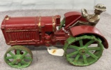 Arcade McCormick-Deering 10-20 tractor with man, Approx. 7”, rare
