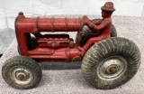 Arcade tractor with man, Approx. 5 ¼”