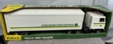 John Deere Parts Express semi truck and trailer, new in box