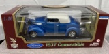 1/18 1937 Ford Convertible by Road Legends, box has wear