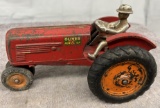 Arcade Oliver 70 Row Crop tractor with man, Approx. 7”