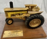 1/16 John Deere 2 Cylinder tractor, Outstanding Tractor Salesman 1959,