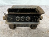 Cast Iron coal car, 999, Approx. 5”