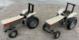 (2) 1/32 White Utility tractors, one is Field Boss 37, one is 2-32 red stripe, no boxes, $ x 2