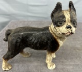 Cast Iron dog bank, Approx. 5”