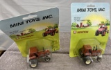 (2) 1/64 Hesston tractors, 1180 Turbo and 1180DT, new in bubbles, $x2