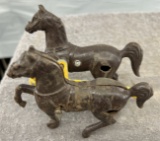 Arcade team of horses, hitch is broke, Approx. 7”