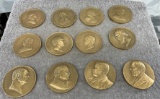Large Presidential Coins,