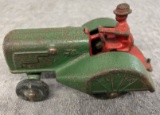 Cast Iron Oliver 70 orchard tractor with man, approx. 5 ½”