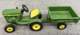 1/16 John Deere 110 Lawn and Garden tractor with trailer, no box