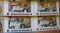 31.   221-256, 1/16 JD Patio Series Lawn Tractors, NIB, Sells as set of Fou