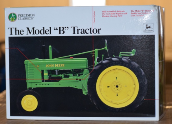 12.   221-395. 1/16 JD B Tractor, Precision # 12, NIB, Tax