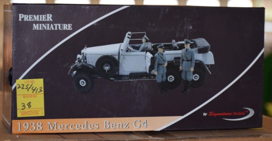 38.   225-413, 1938 Mercedes Benz G4 Car, NIB, Tax