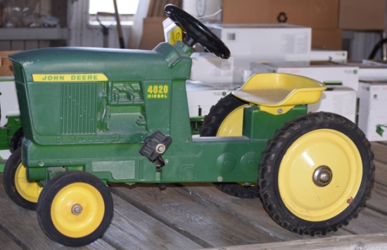 48.   276-437. Ertl JD 4020 Pedal Tractor, Tax