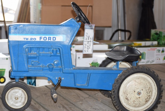 50.   276-433 Ertl Ford TW 20 Pedal Tractor, Tax