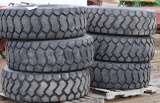 166. 257-341. (6) Used 17.5 X 25 Motor Grader Tires, Your Bid X 6, Tax