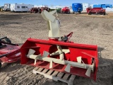 348/770 Farmking 5 1/2' 3pt Snowblower, Single Auger, Like New, Tax