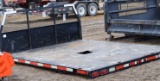 215. 272-426 8 FT. X 10 FT. Diamond Steel Flat Bed, Hole Cut for 5th Wheel