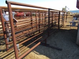 230.  272, 24 FT. Free Standing Cattle Panel with 8 FT. Gate, Tax