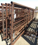 236. (5) 24 FT. Free Standing Cattle Panels with Removable Legs, Your Bid X