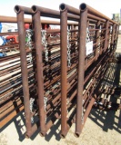 237 231 (5) 24 FT. Free Standing Cattle Panels with Staringary Legs, Your Bid X 5, Tax