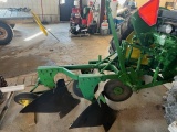 258. 221-255, John Deere 2 X 14 3 Point Trip Beam Plow, Coulters, Nice Pain