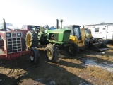 265. 296. John Deere 2510 Gas Tractor, JD Wide Front, Fenders, 3 Point with