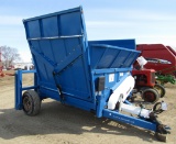 306 350-791 Brandt VSF-X Pull Type Bale Prosser, With Controls, SN 70087-02, Tax or Sign ST3 Form