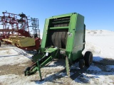 341. 246-325. John Deere Model 385 Twin Tie Round Baler, Crowding Wheels, T