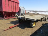 385. 235-290, 9 X 16 FT. Flat Rack on MN 8 Ton Wagon, Tax / Sign ST 3