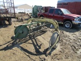 395. 301-564, John Deere 640 Rake with Hitch Wheel, Rubber Mounted Teeth, T