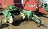 418. 310-621, John Deere 24T Square Baler with # 30 Hyd. Ejector, Tax / Sig