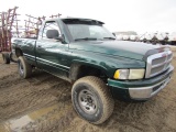 449. 344-740, 1998 Dodge 250 4 X 4 Pickup, Regular Cab, Long Box, V-10 Gas,