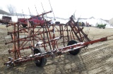 464 339-825 Kovar 4 section 20' Tine Tooth Harrow on Cart, Tax or Sign ST3 Form