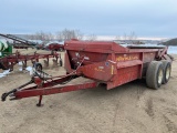 468 375-861 New Holland 195 Tandem Axle Manure Spreader, Single Beater, Poly Floor, Slop Gate,