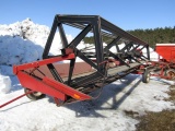 896. IH # 75-18 FT. Pull Type PTO Swather with End Transport