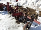 930-C. IH 3 Point Two Row Mounted Cultivator, Wide Sweeps