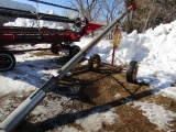 935. Sno-Co 6 Inch X 16 FT. +/- Auger on Transport with 1.5 H.P. Electric M