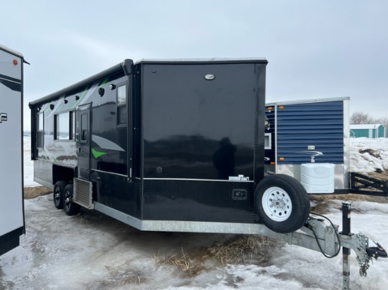 2022 8’x22’V American Surplus Toy Hauler RV Edition Ice Castle Fish House