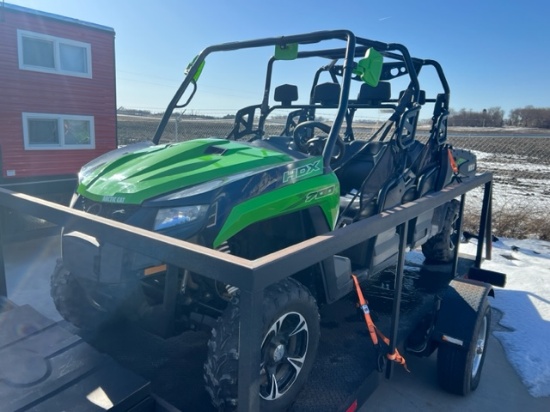 2017 Arctic Cat HDX700 Crew Side by Side, 4x4, Manual Dump Box