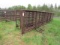 1886. (9) 24 FT. Long X 63 Inches High Free Standing Corral Panels, Your Bi