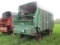 1928. Badger 16 FT. Forage Box on Badger Tandem Axle Wagon, Ext. Pole