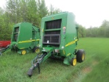 1920. 2002 John Deere Model 467 Silage Special Twine Tie Round Baler, Mega-