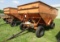 978. Minnesota 250 Gravity Box on MN 7 Ton Four Wheel Wagon, Ext. Pole