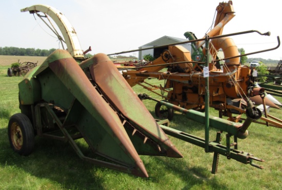 965. John Deere Model 6 Single Row Pull Type Forage Harvester