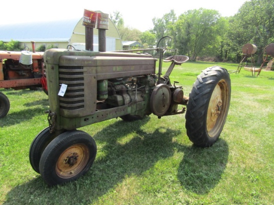 992. 1943 John Deere Styled A, Hand Start, Serial # 54153T, Engine is Free,